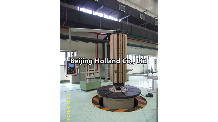Pit vertical winding machine for power transformer