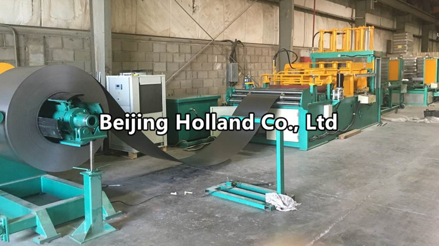 Transformer corrugated tank (fin) making line