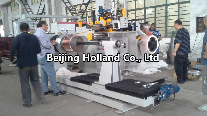 HV foil winding machine for cast resin transformers