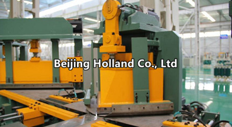 Cut to length line for transformer iron core production