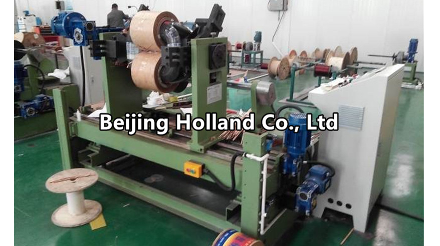 Wire winding machine for three-dimensional wound iron core coil