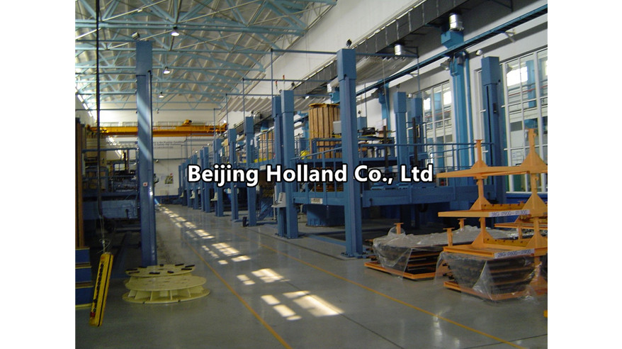 Over floor vertical winding machine for power transformer