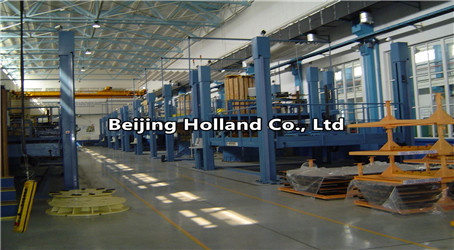 Over floor vertical winding machine for power transformer