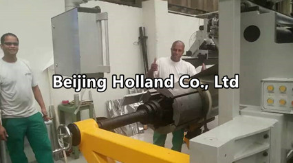 LV foil winding machine in Brazil